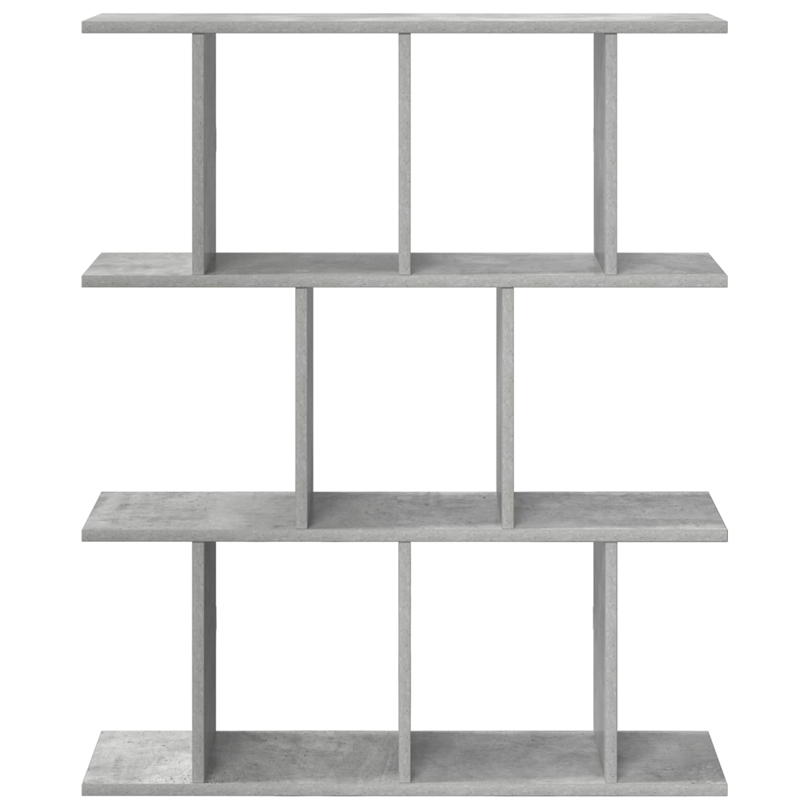 Prateleira de parede cinzento cimento 80 x 20 x 96 cm