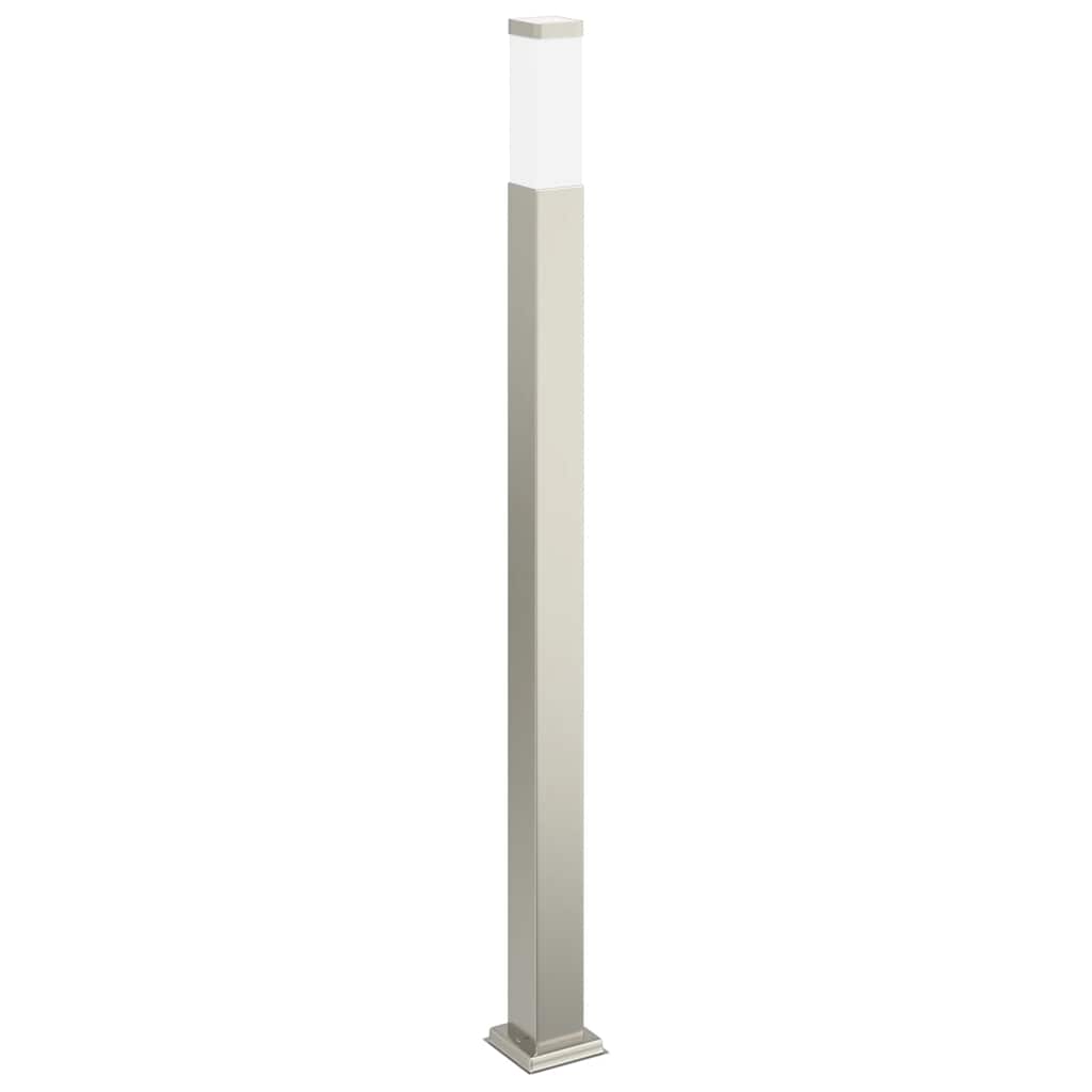 Luminárias de balizador, 3 peças, 110 cm, aço inoxidável, IP44