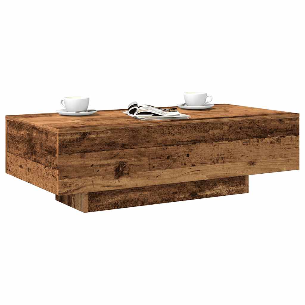 Mesa de centro 100x49,5x31 cm derivados madeira madeira velha