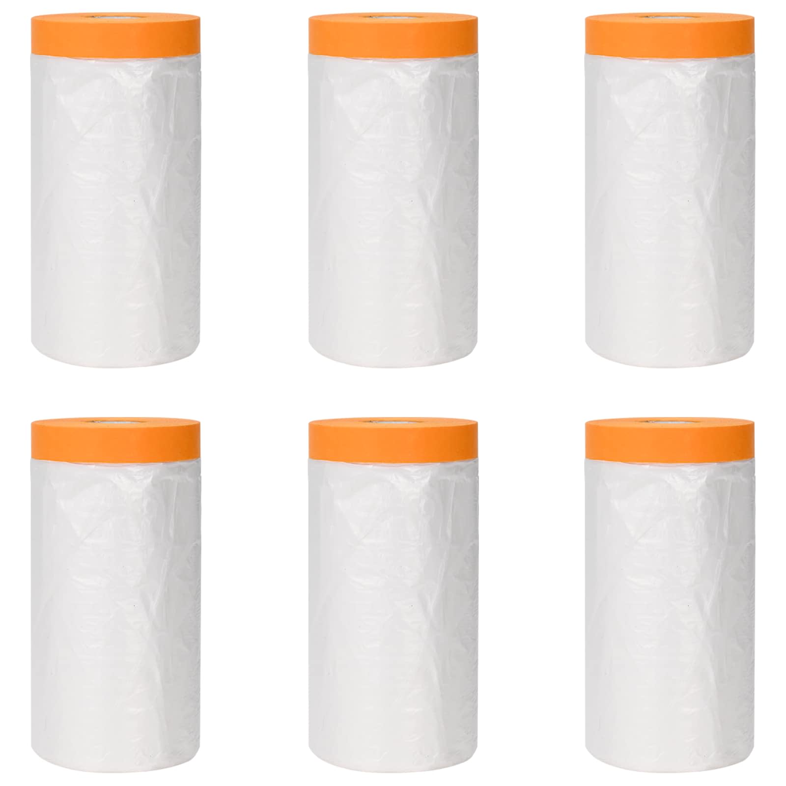 Folha de poeira com fita adesiva 6 unid. transparente HDPE