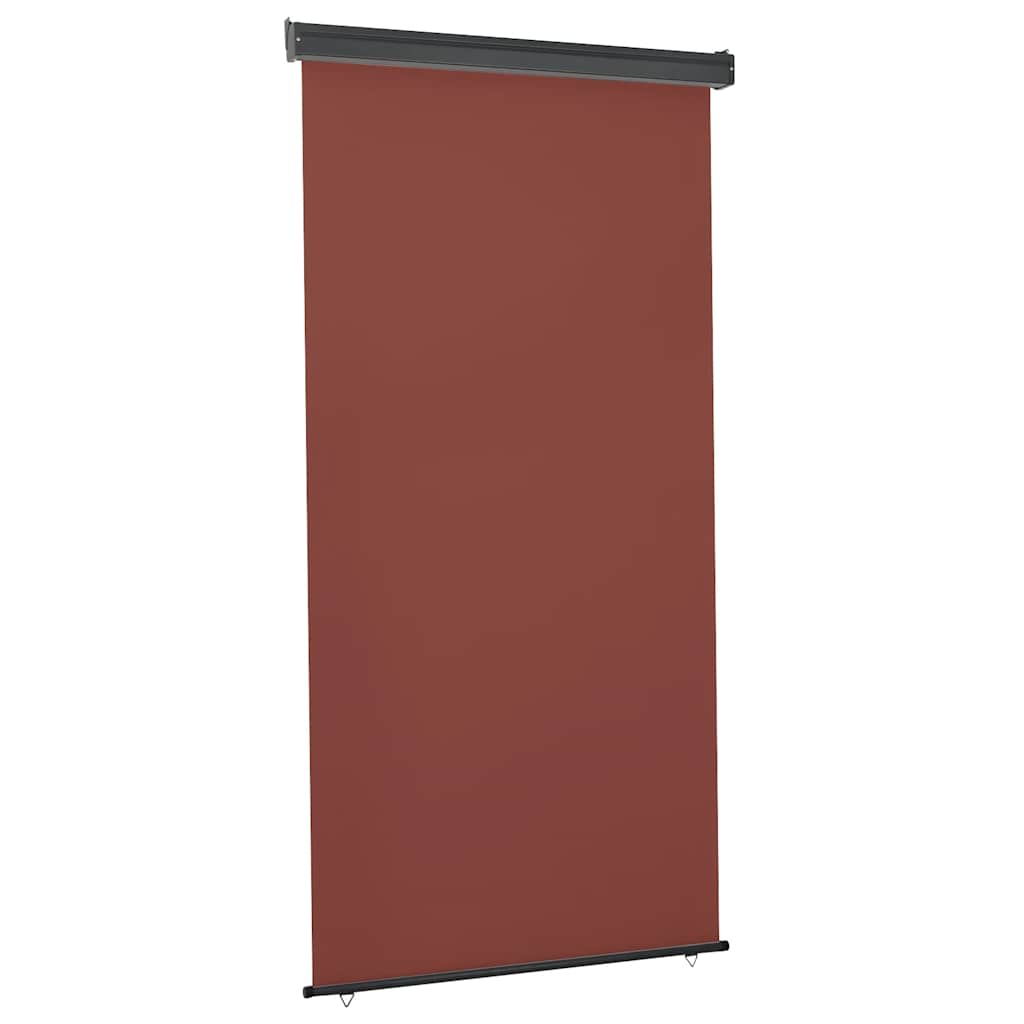 Toldo lateral para varanda 125x250 cm castanho