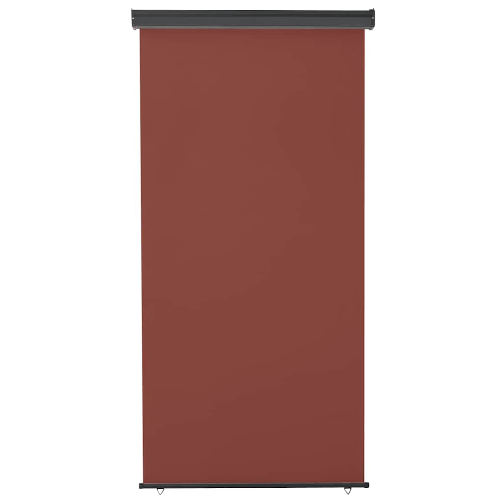Toldo lateral para varanda 125x250 cm castanho