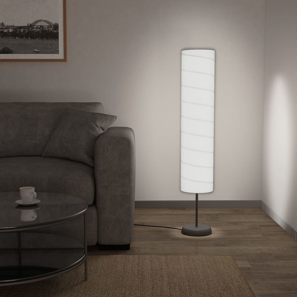 Candeeiro de chão com suporte 121 cm e27 branco