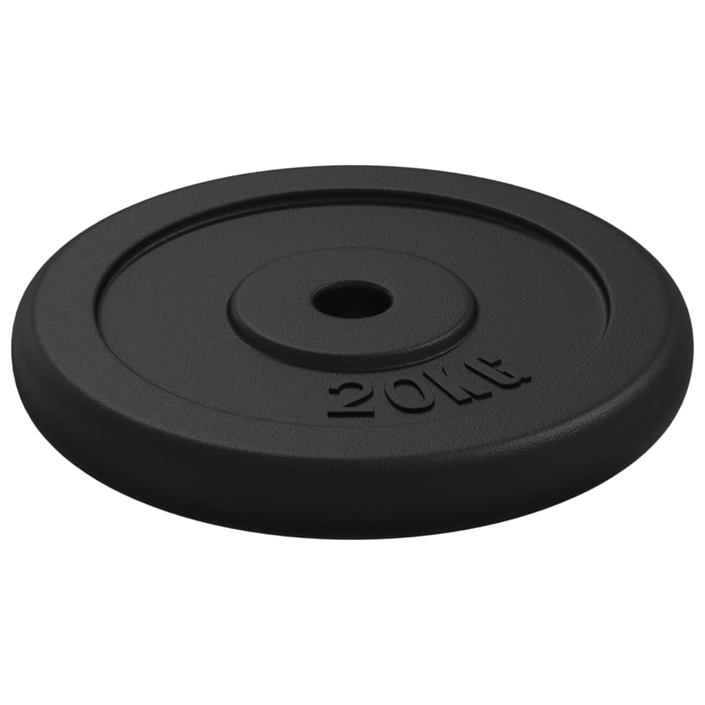 Disco de musculação 40 kg ferro fundido