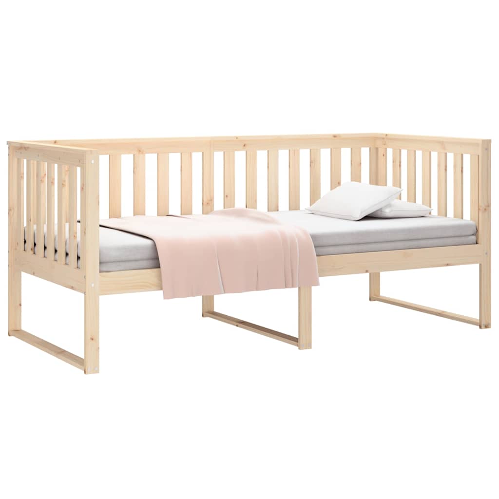 Cama de dia sem colchão 100x200 cm pinho de madeira maciça