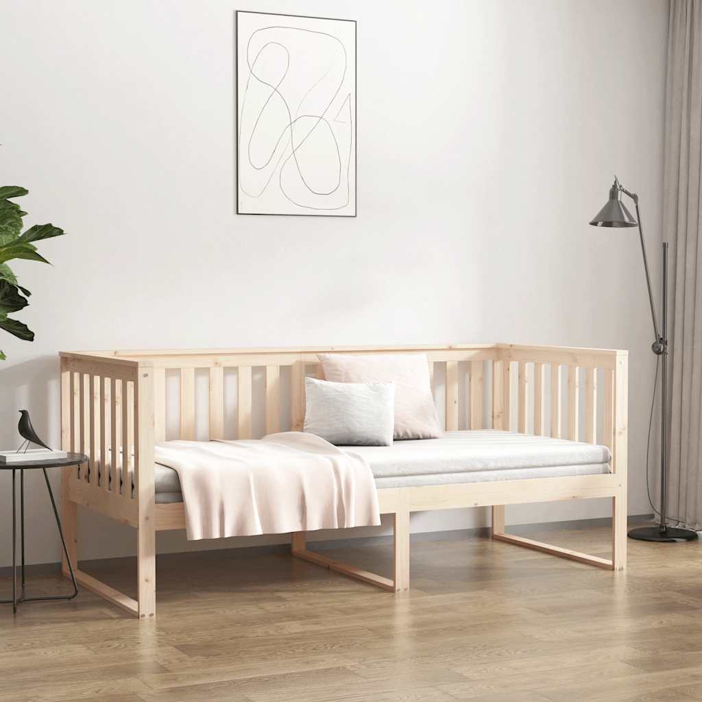 Cama de dia sem colchão 100x200 cm pinho de madeira maciça