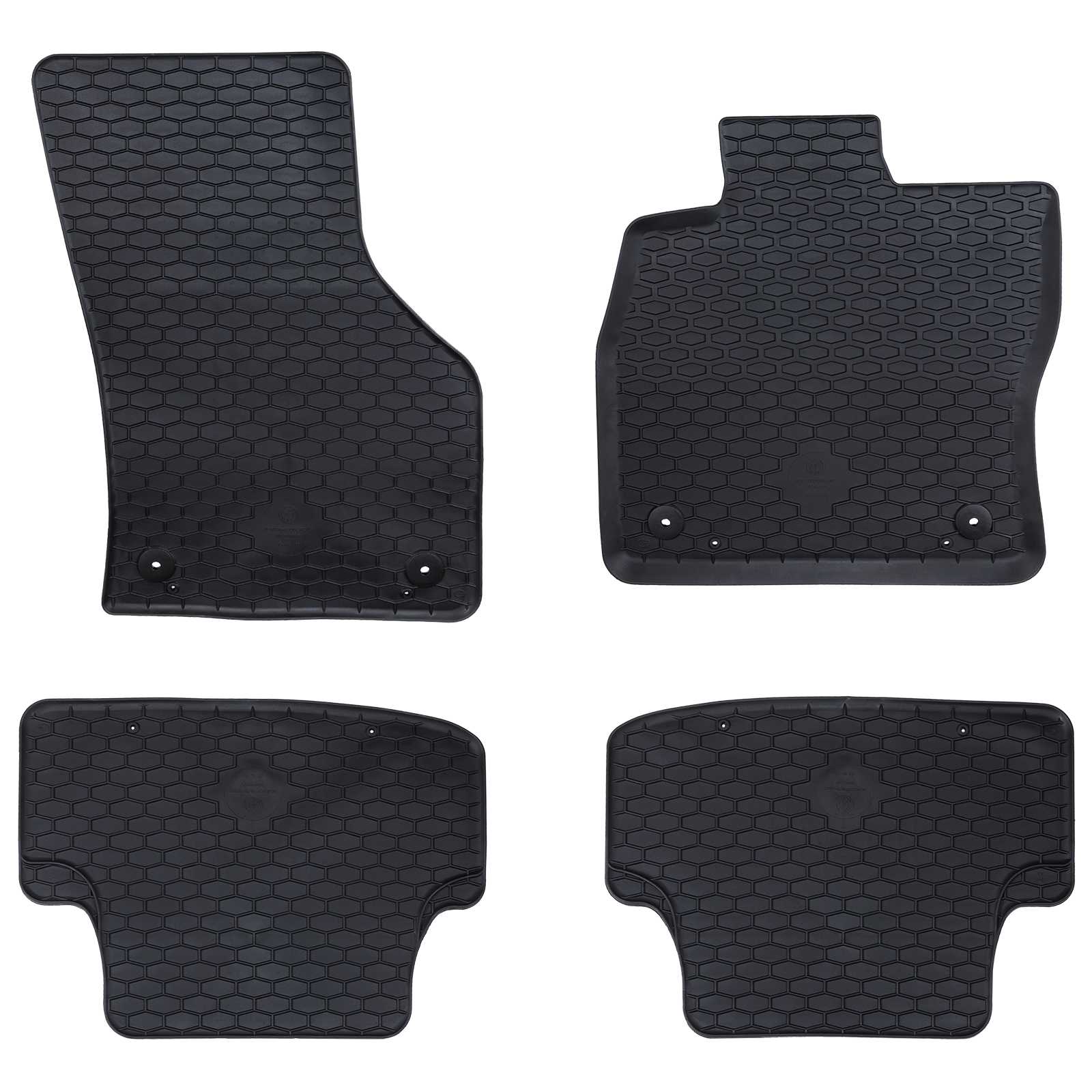 Tapete de carro 4 pcs preto adequado para audi a3 2012-2020
