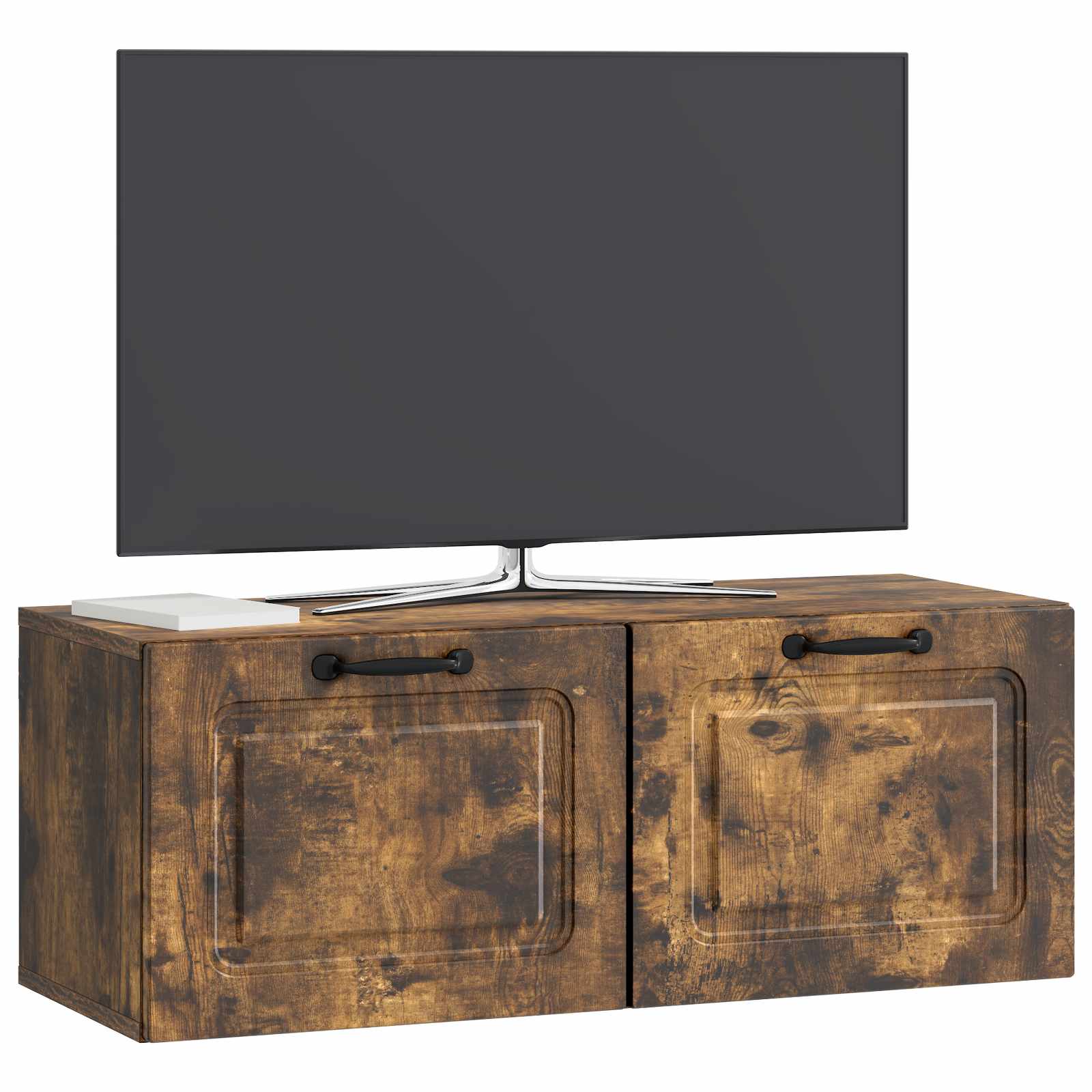 Gabinete de TV de parede carvalho fumado 78,5 x 31 x 30 cm