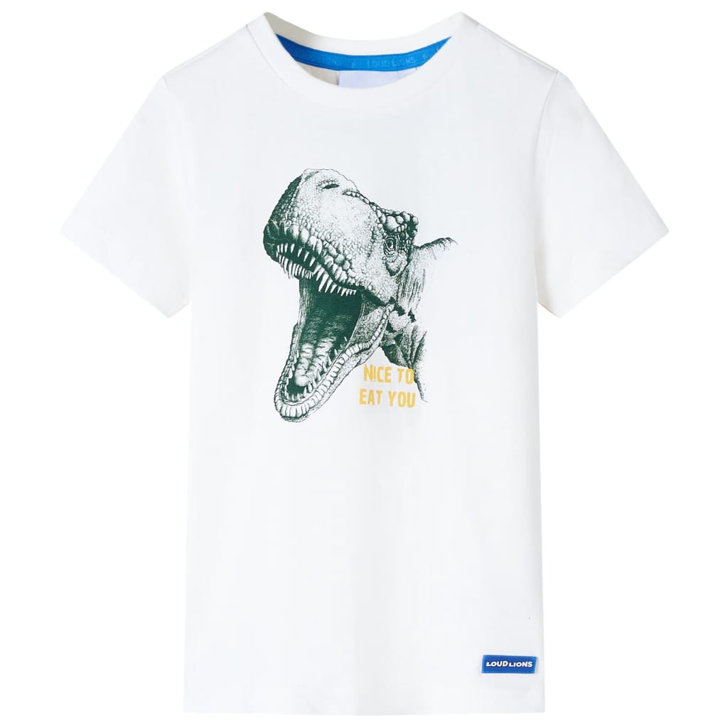 T-shirt infantil cor cru 92