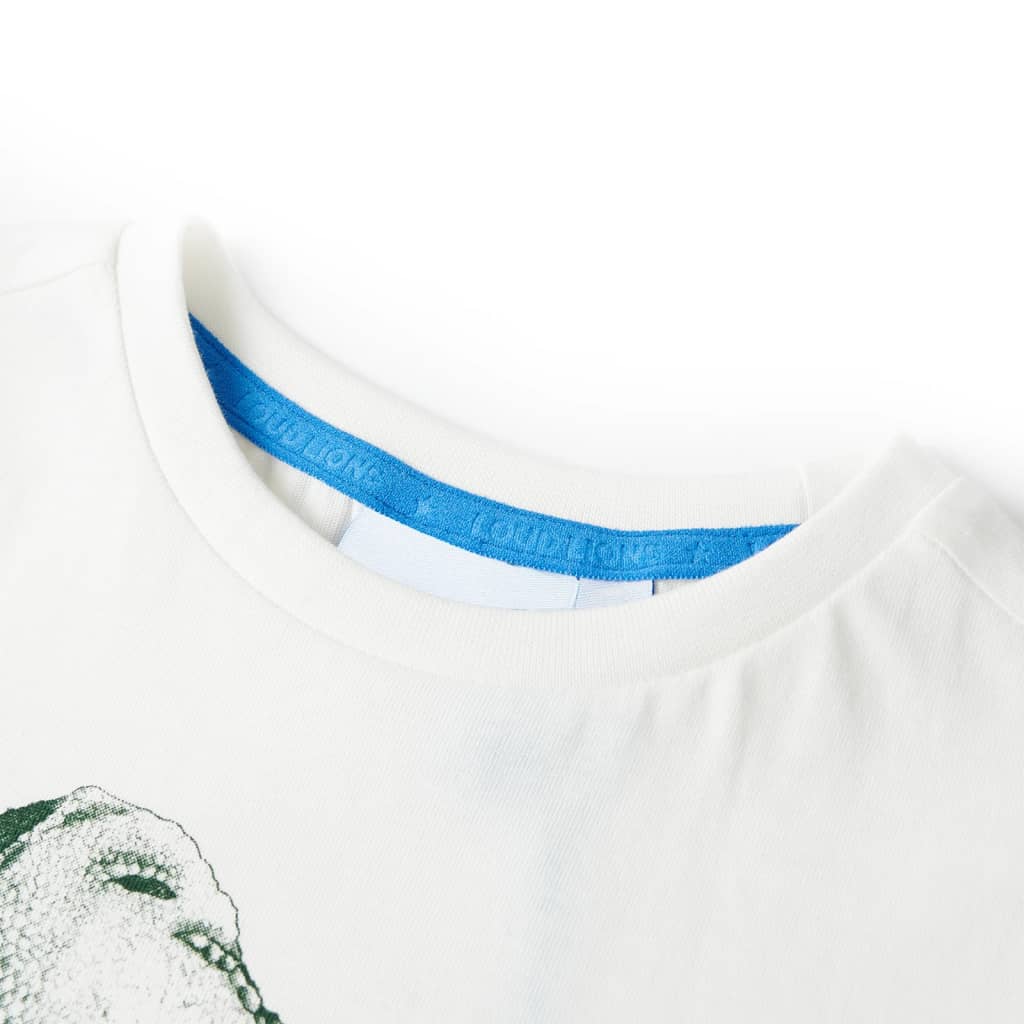 T-shirt infantil cor cru 92