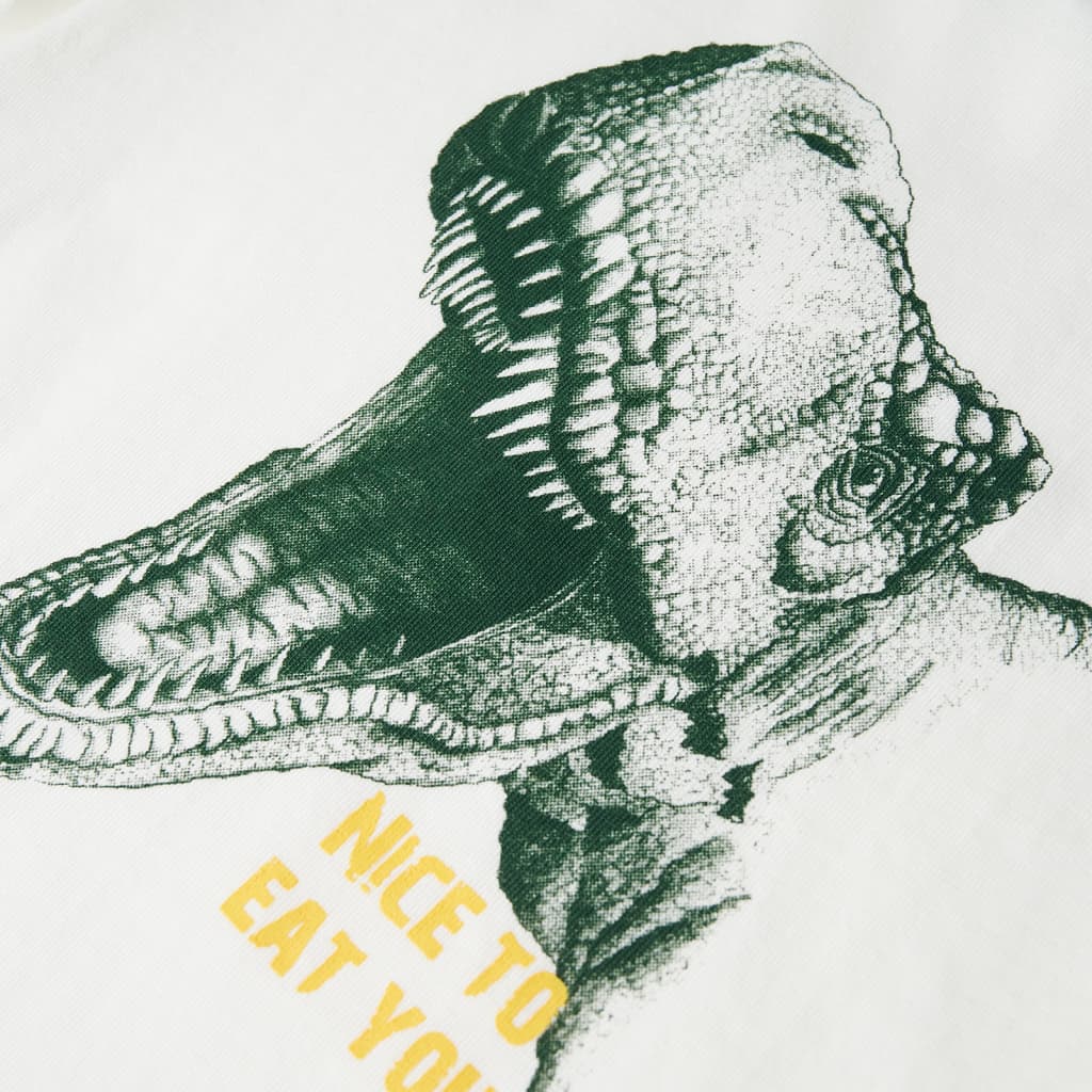 T-shirt infantil cor cru 92