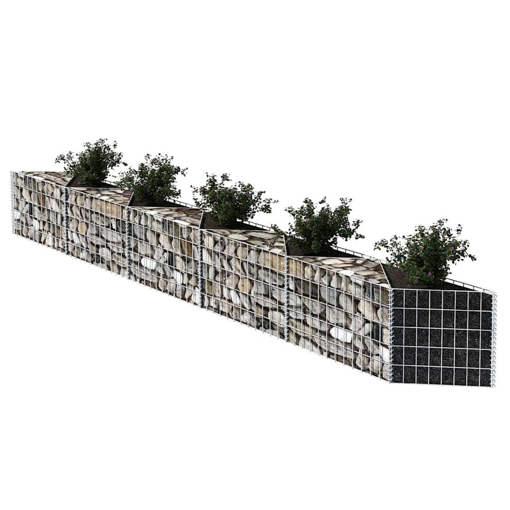 Cesto gabião aço galvanizado 300x30x50 cm