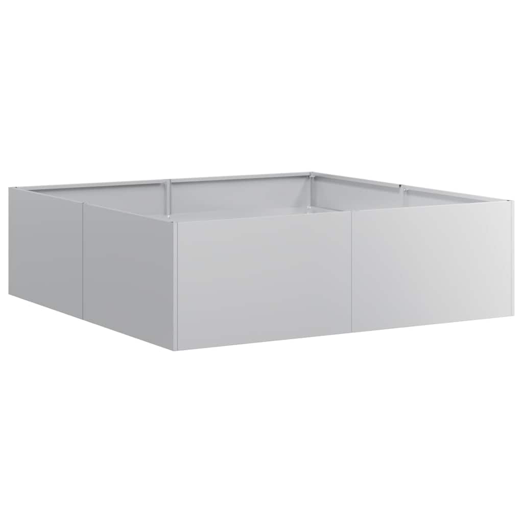 Vaso/floreira 100x100x30 cm aço galvanizado