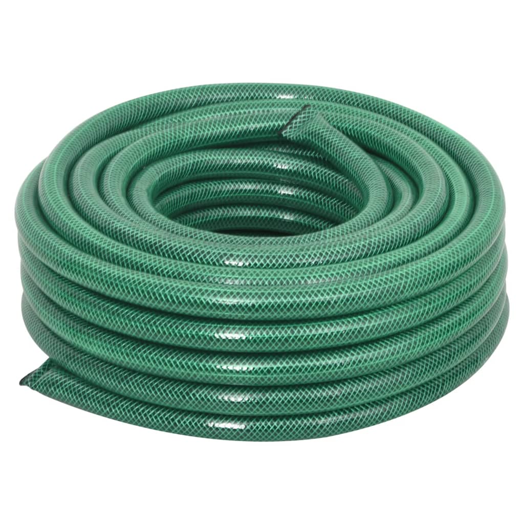 Mangueira de jardim com conjunto de encaixe 0,75" 50m PVC verde