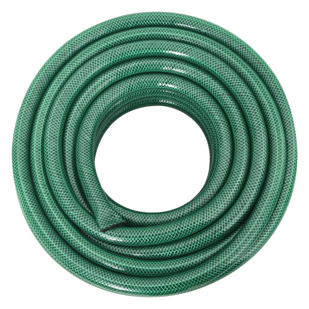 Mangueira de jardim com conjunto de encaixe 0,75" 50m PVC verde