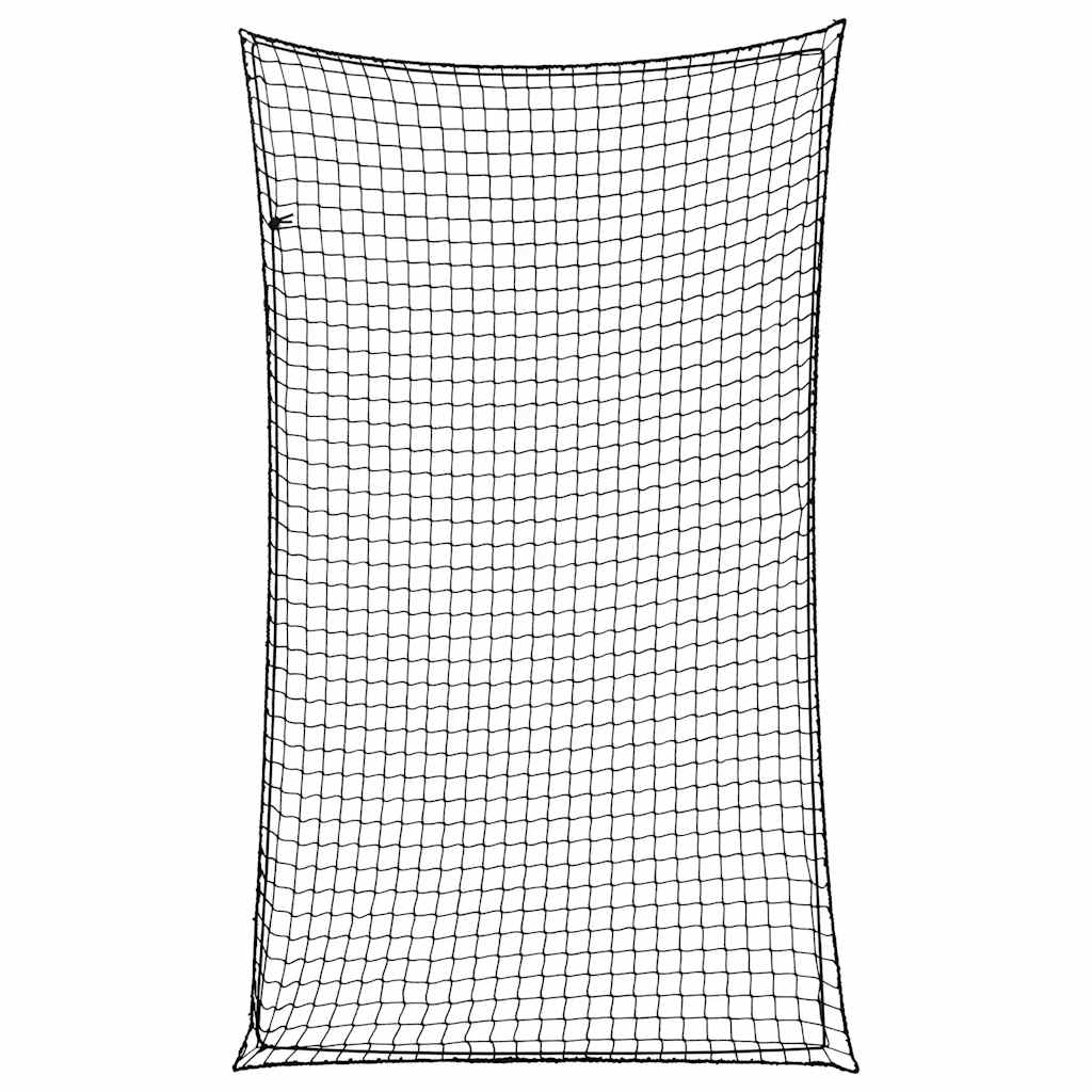 Rede para reboque com corda elástica 2,1x1,25 m PP preto