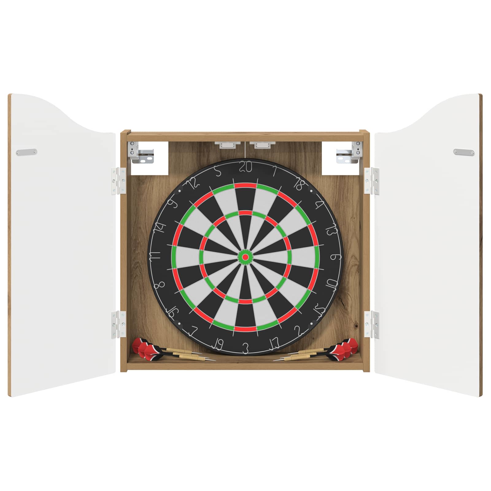 Armário para dartboard carvalho arttisan 56 x 12 x 63 cm