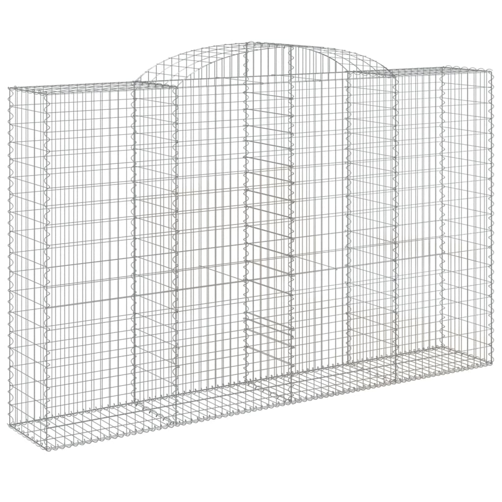 Cestos gabião arqueados 6pcs 300x50x180/200cm ferro galvanizado