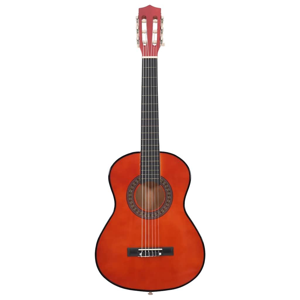Guitarra clássica iniciantes/crianças 1/2 34" madeira de tilia
