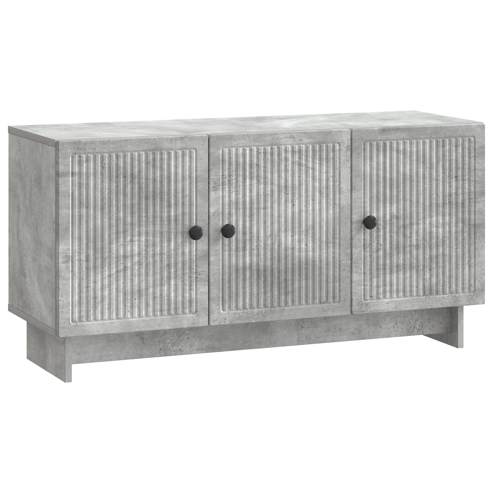 Gabinete para TV cinzento cimento 99 x 34,5 x 50 cm