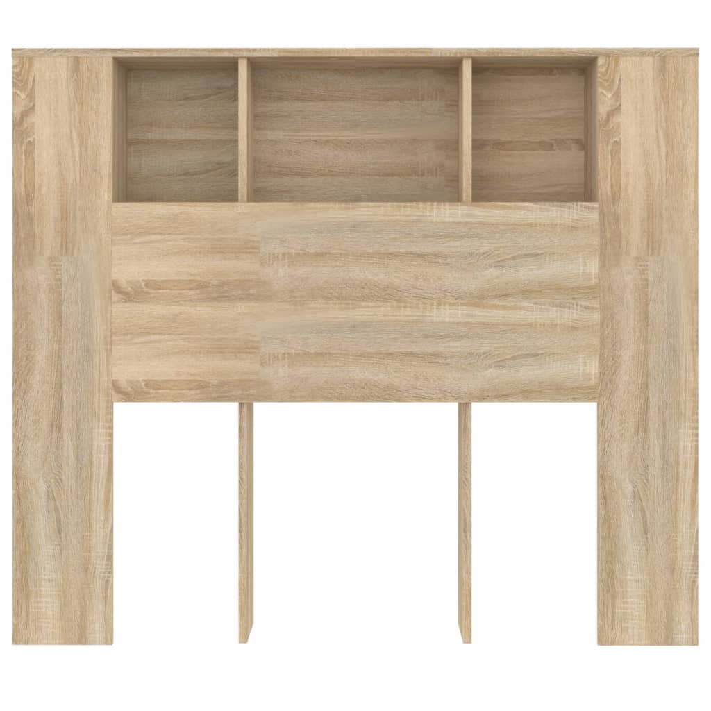 Armário de cabeceira 120x18,5x102,5 cm carvalho sonoma