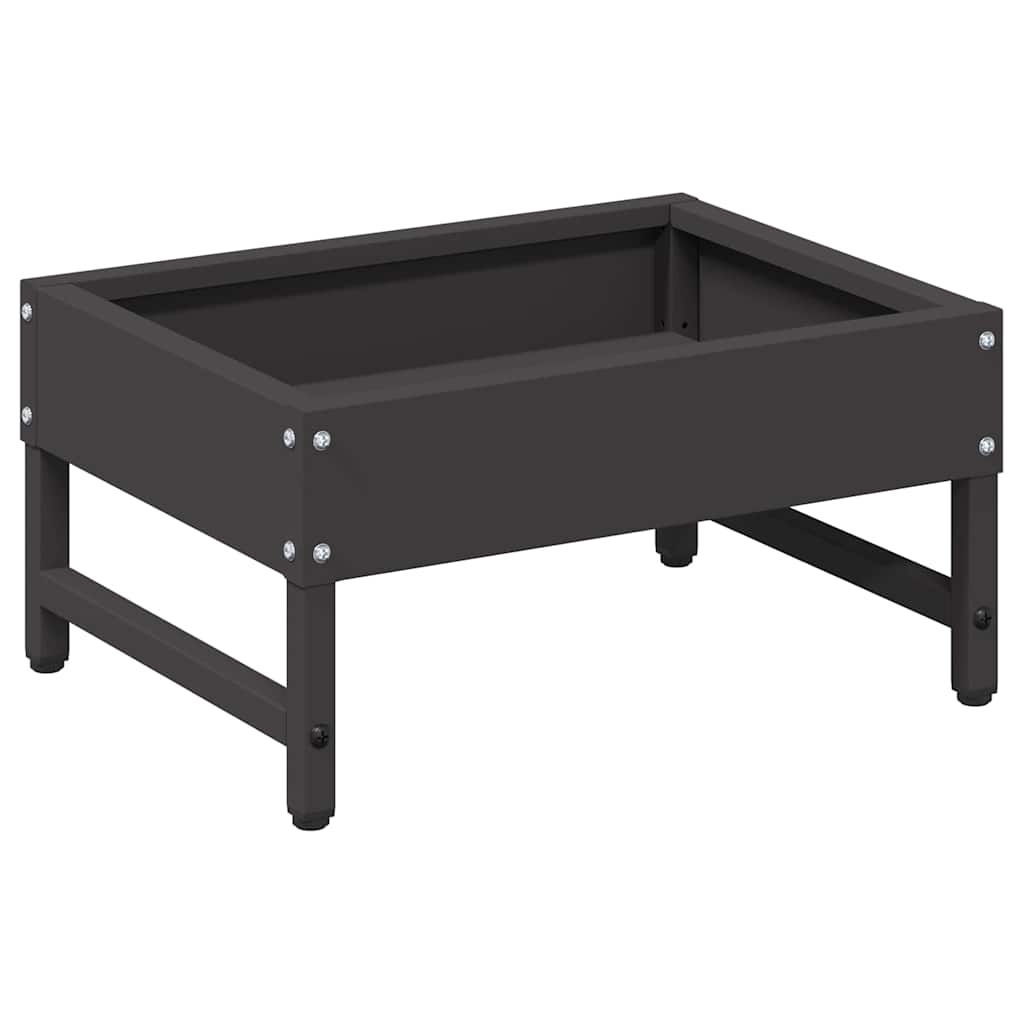 Comedouro para pássaros preto 80 x 28 x 13.5 cm