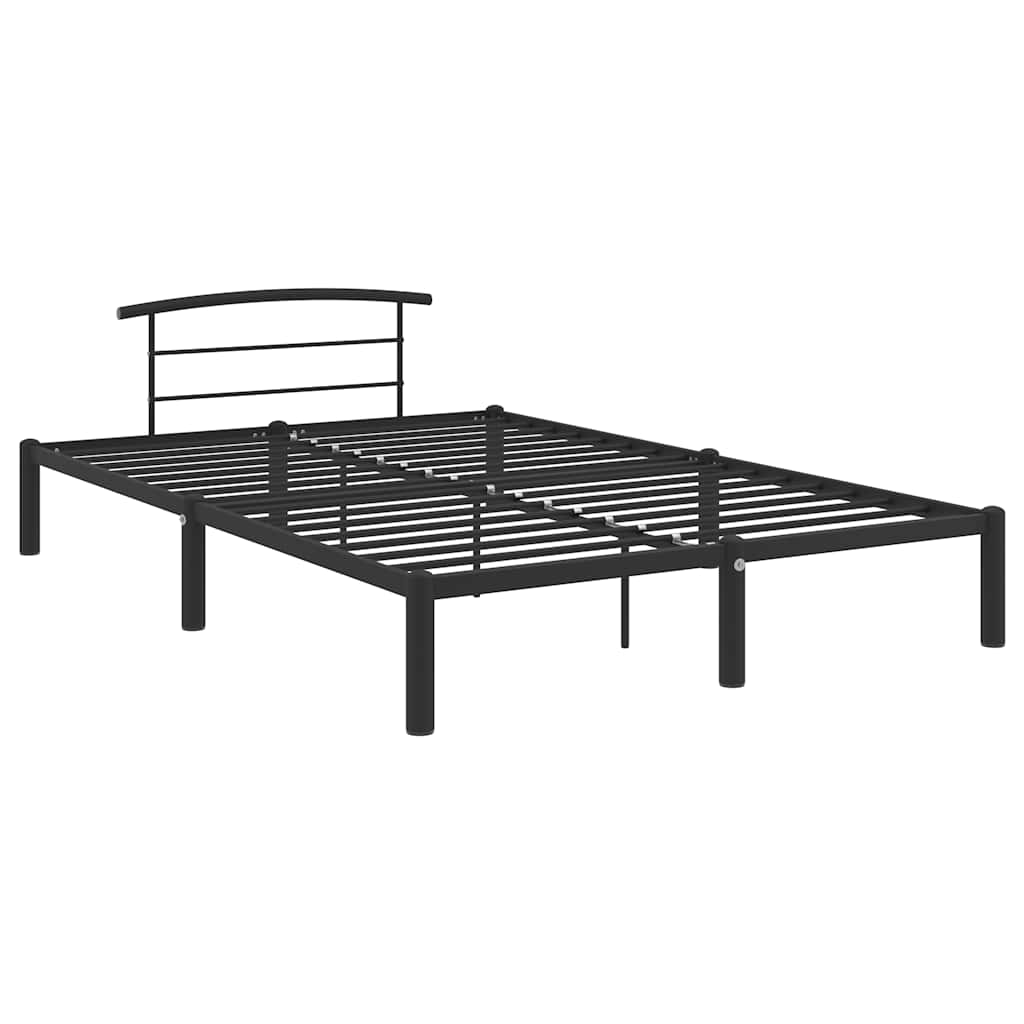 Estrutura de cama 120x200 cm metal preto