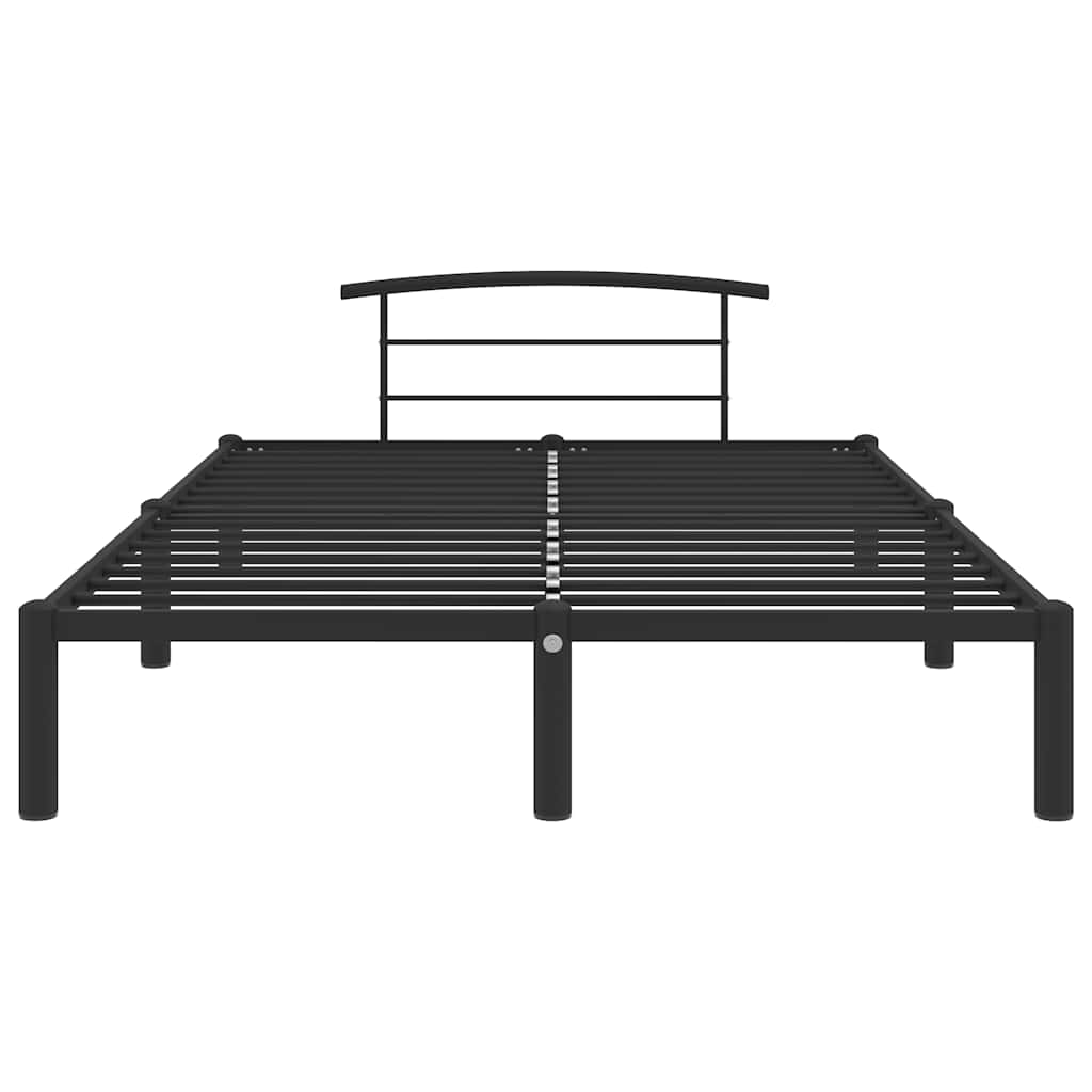 Estrutura de cama 120x200 cm metal preto