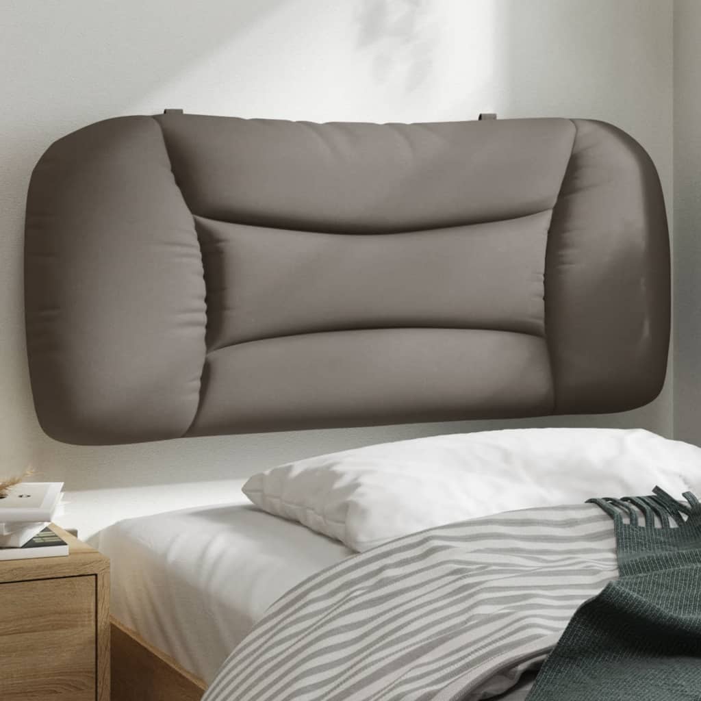 Almofadão de cabeceira hvar 90 cm tecido cinzento-acastanhado