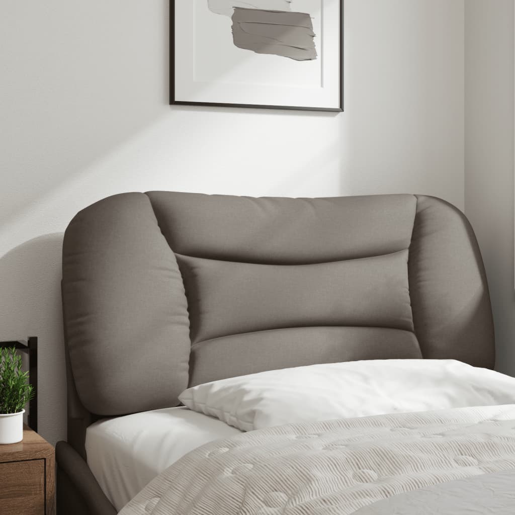 Almofadão de cabeceira hvar 90 cm tecido cinzento-acastanhado