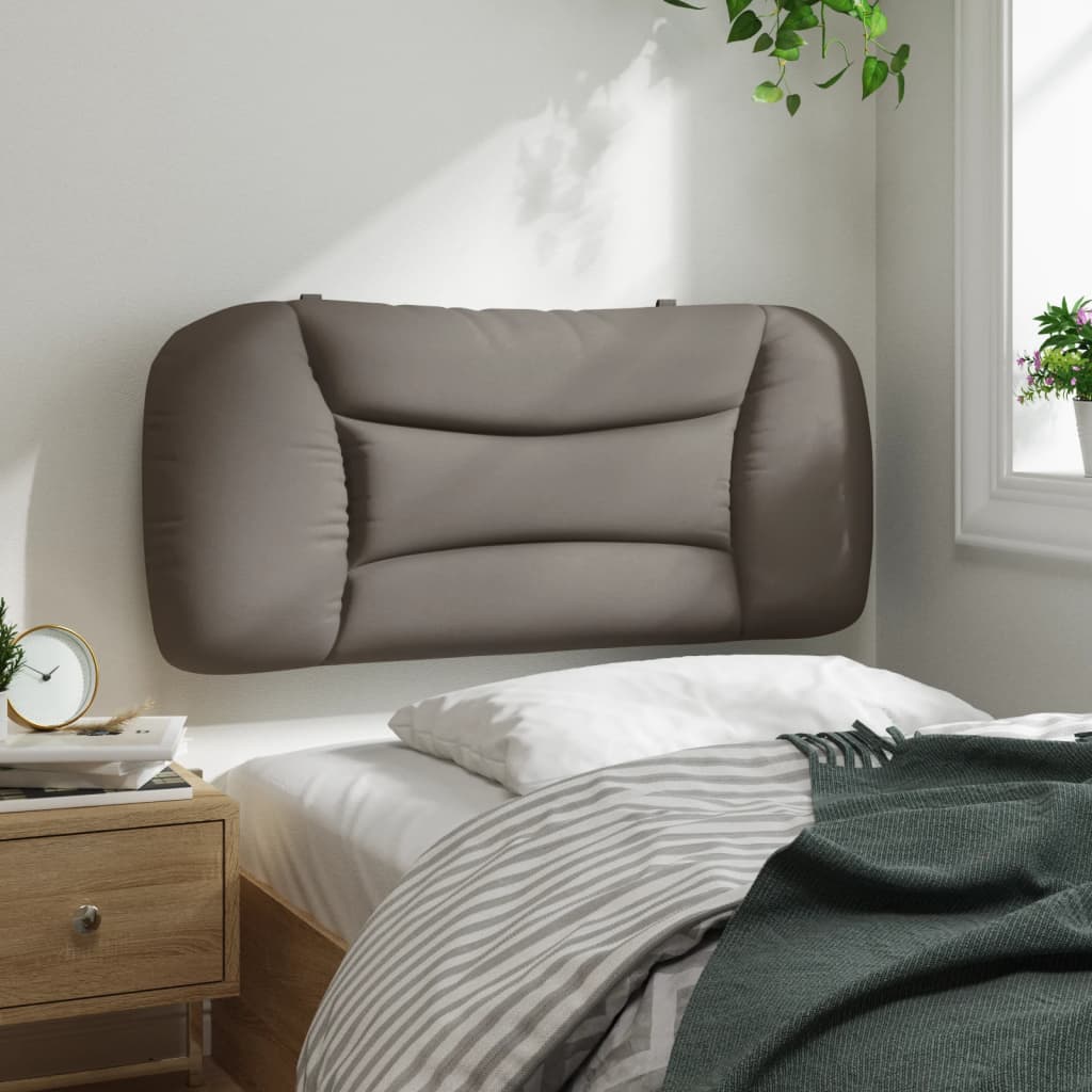 Almofadão de cabeceira hvar 90 cm tecido cinzento-acastanhado