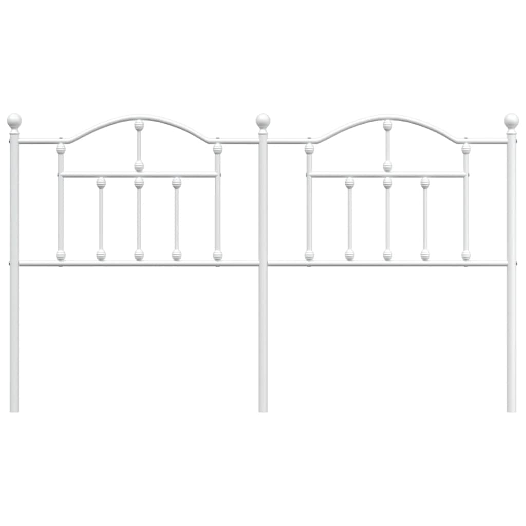 Cabeceira de substituição 180 cm metal branco