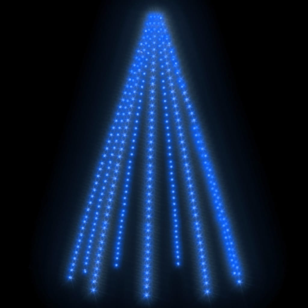 Cordão de luzes árvore de natal 400 luzes LED 400 cm azul