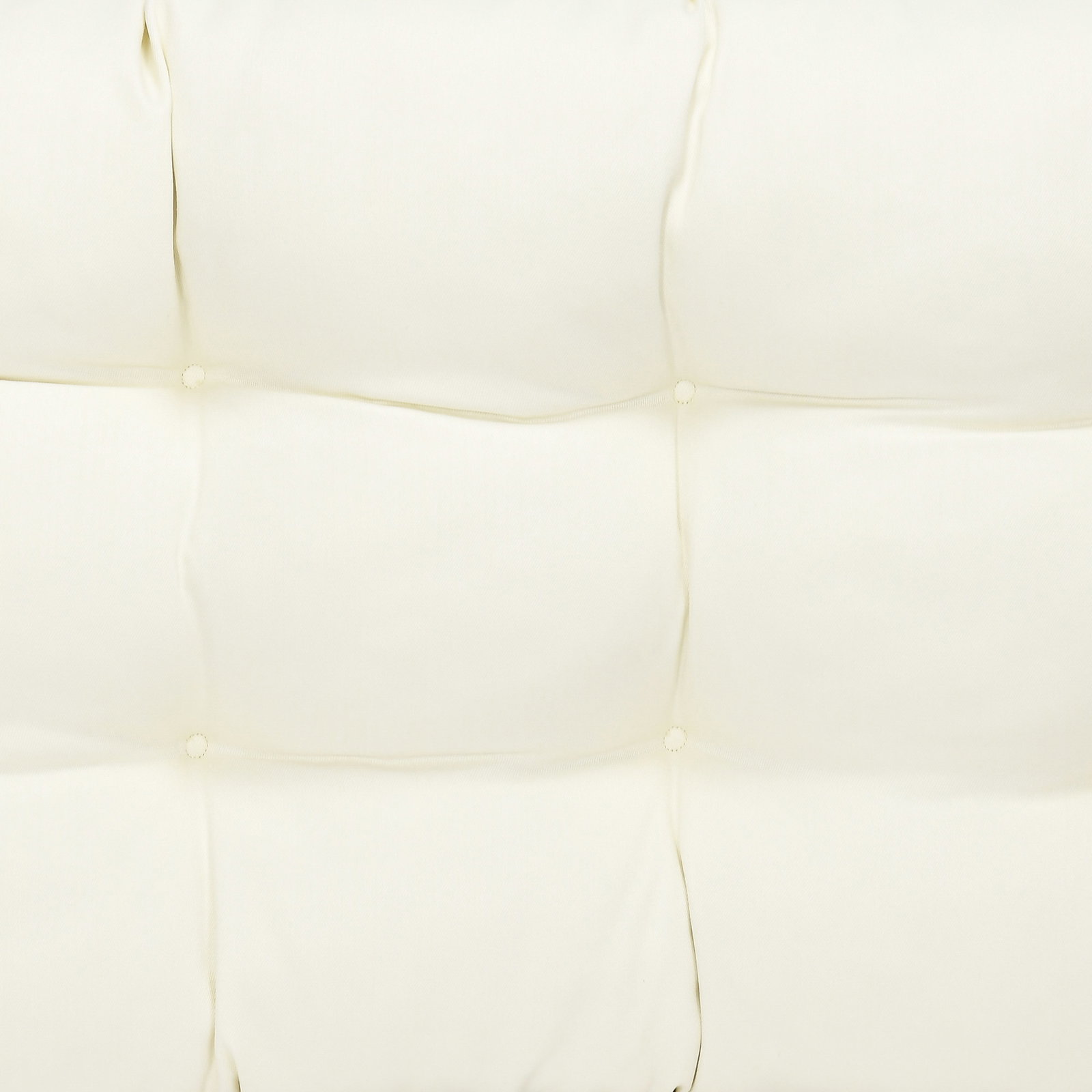 Almofada para bancos de 2 lugares almofada retangular para interiores e exteriores lavável 110x48x8cm creme