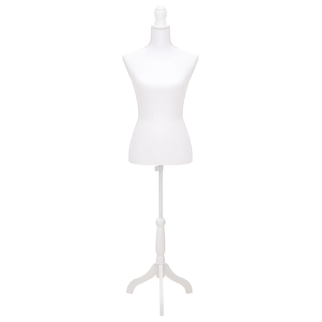 Busto manequim de senhora branco
