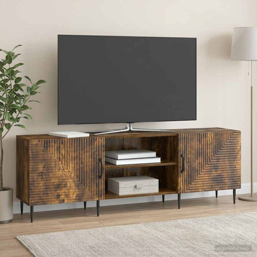 Gabinete para TV carvalho fumado 150 x 31 x 50 cm