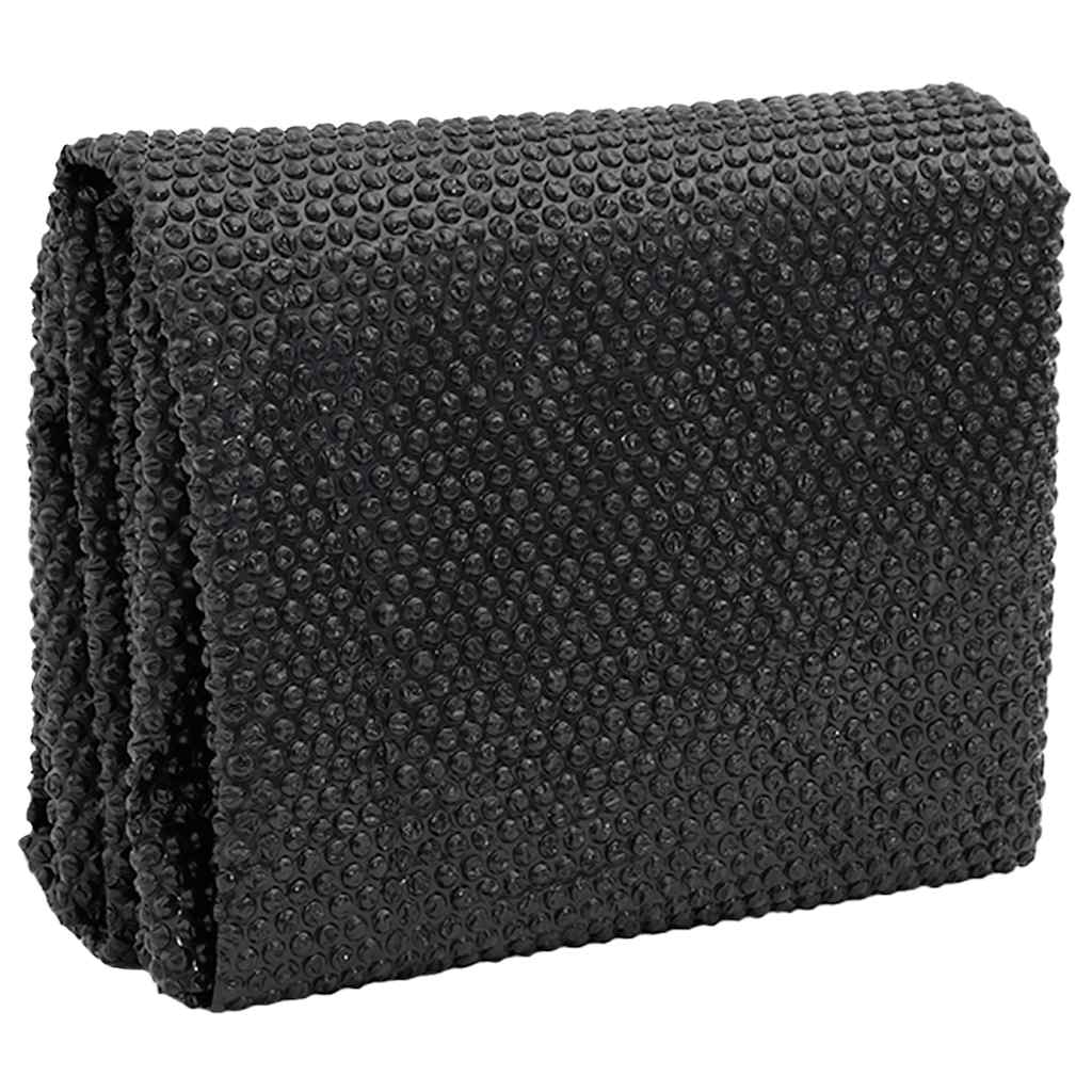Película p/ piscina PE solar flutuante 732x366 cm preto e azul