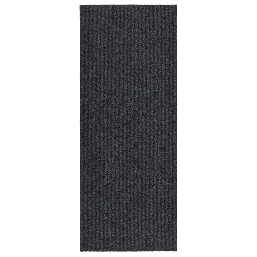 Tapete/passadeira de entrada 100x250 cm antracite