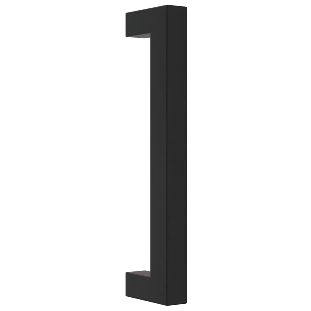 Puxadores para móveis 20 pcs 128 mm aço inoxidável preto