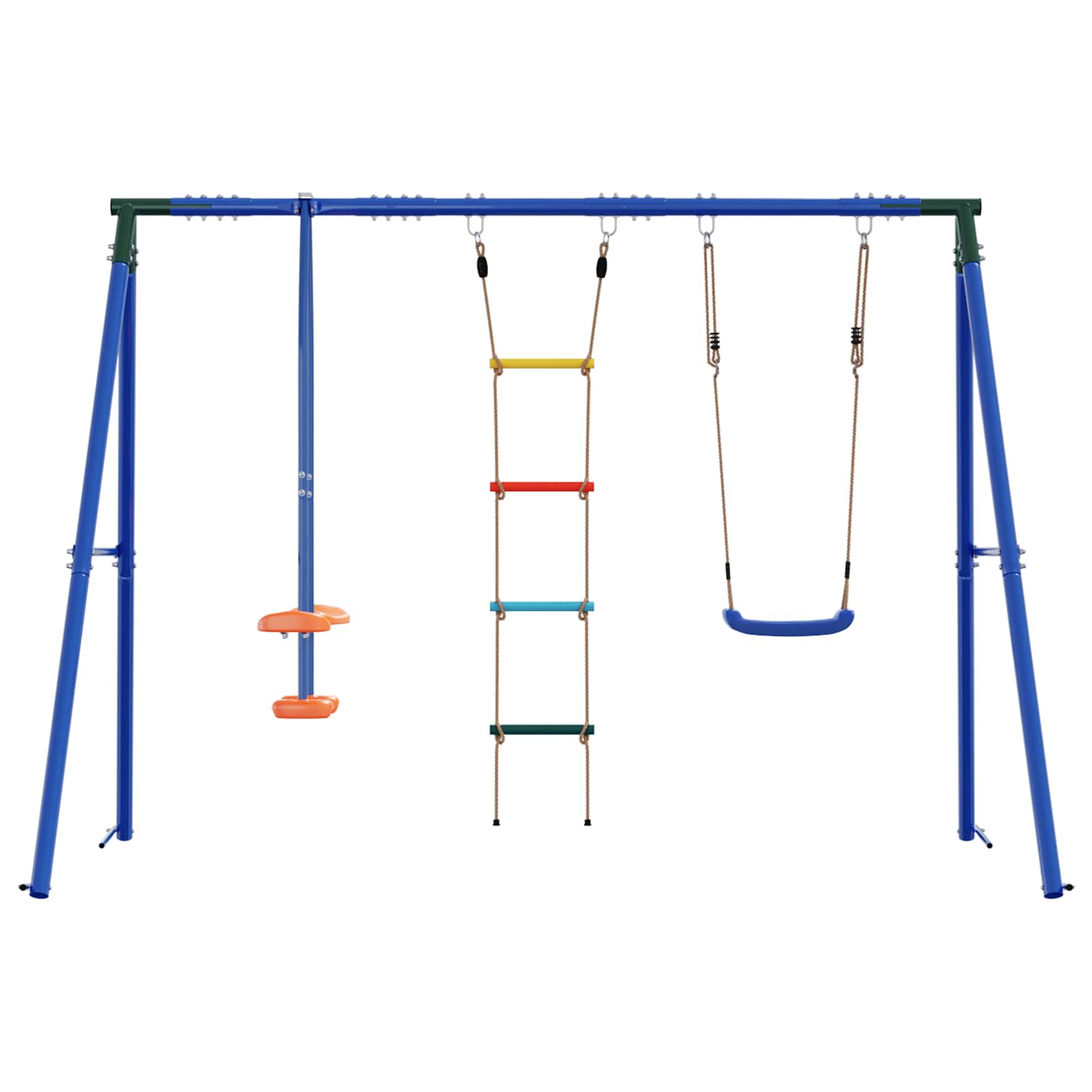 Conjunto de balanço para exterior multicolor 263 x 185 x 185 cm