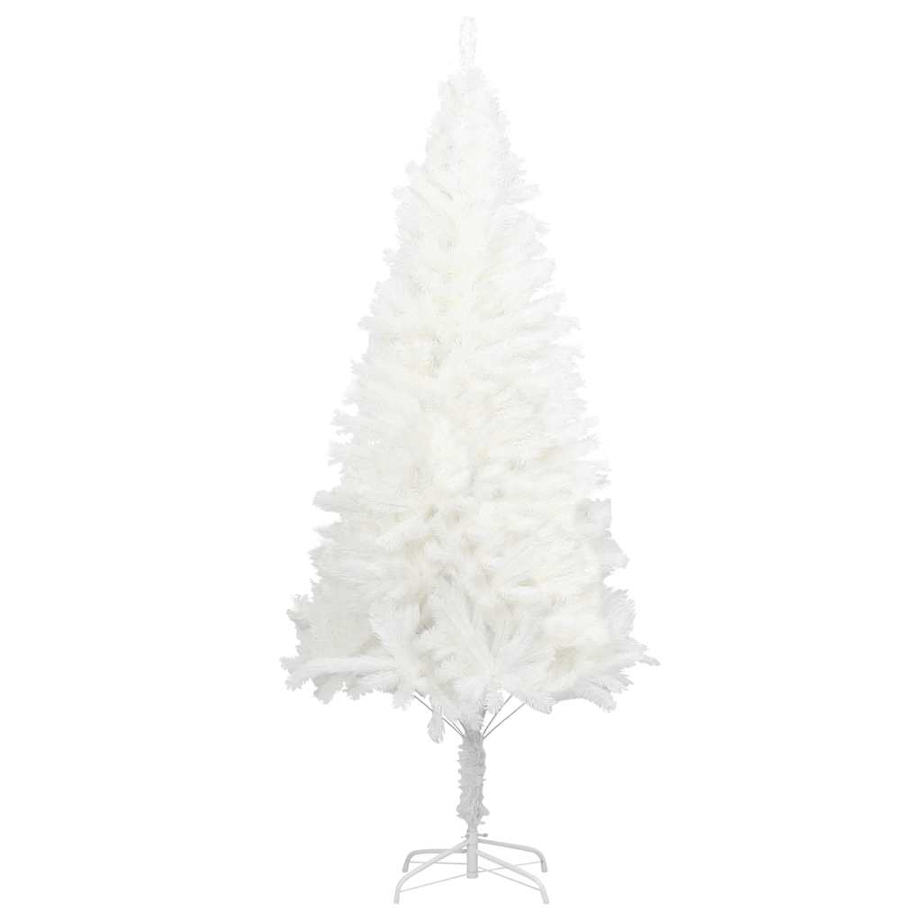 Árvore de natal artificial agulhas realistas 120 cm branco