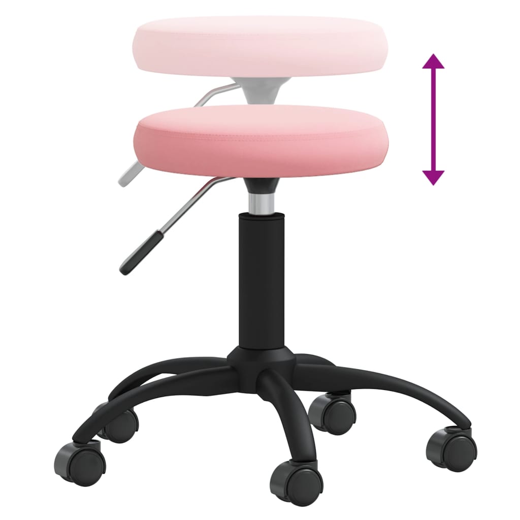 Banco de massagens veludo rosa