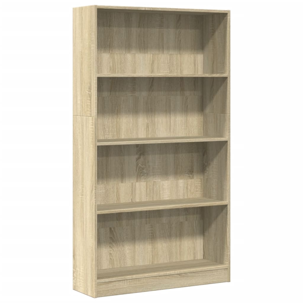 Estante 80x24x143 cm derivados de madeira carvalho sonoma