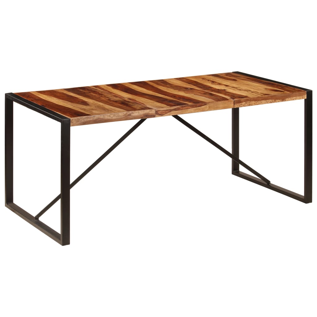 Mesa de jantar 180x90x75 cm madeira de acácia maciça