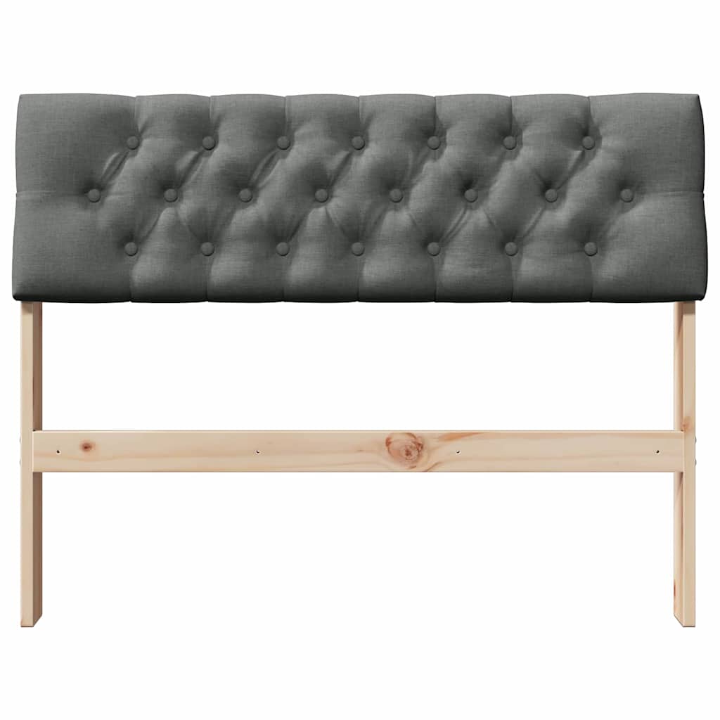 Cabeceira estofada cinza escuro 100 cm