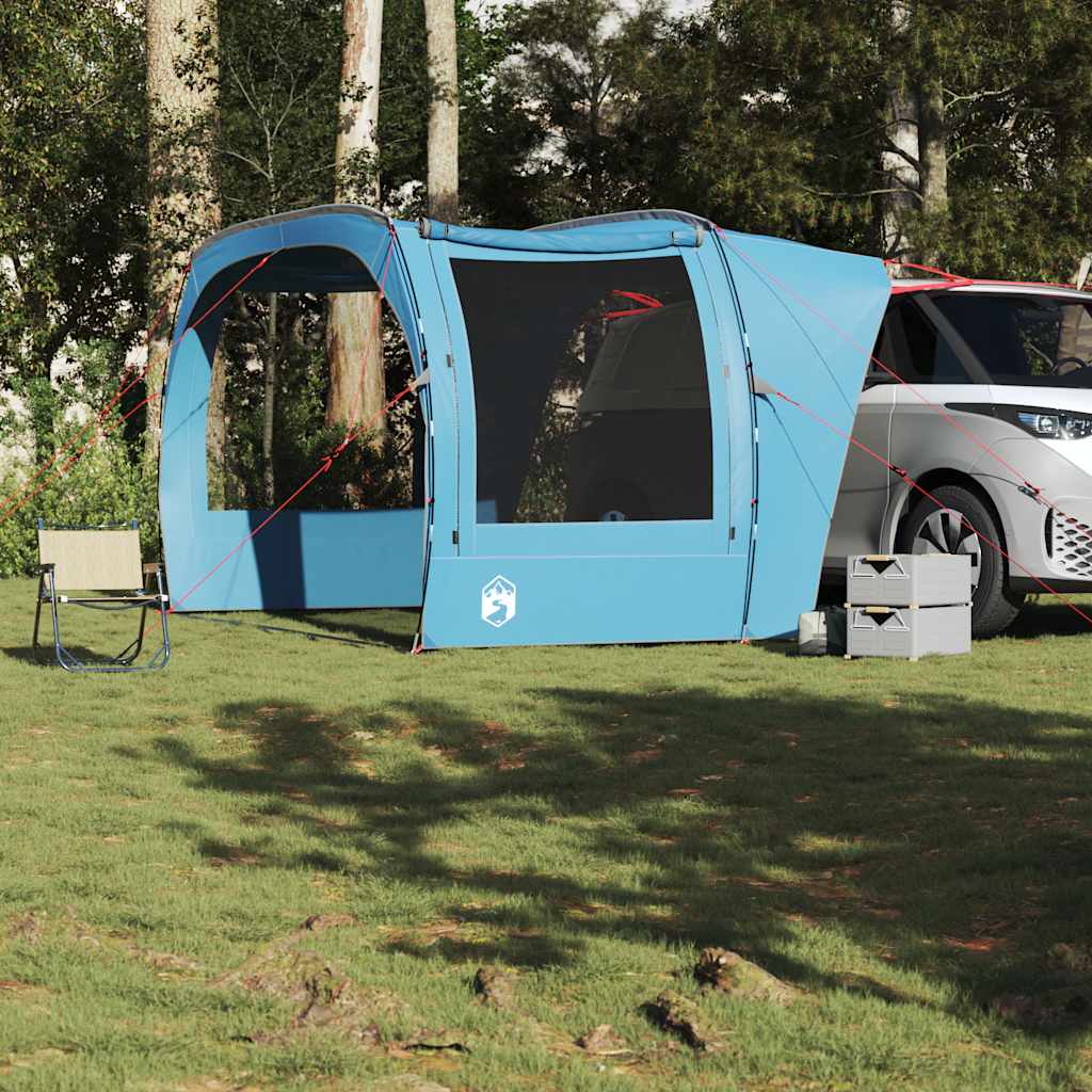 Tenda de carro impermeável azul