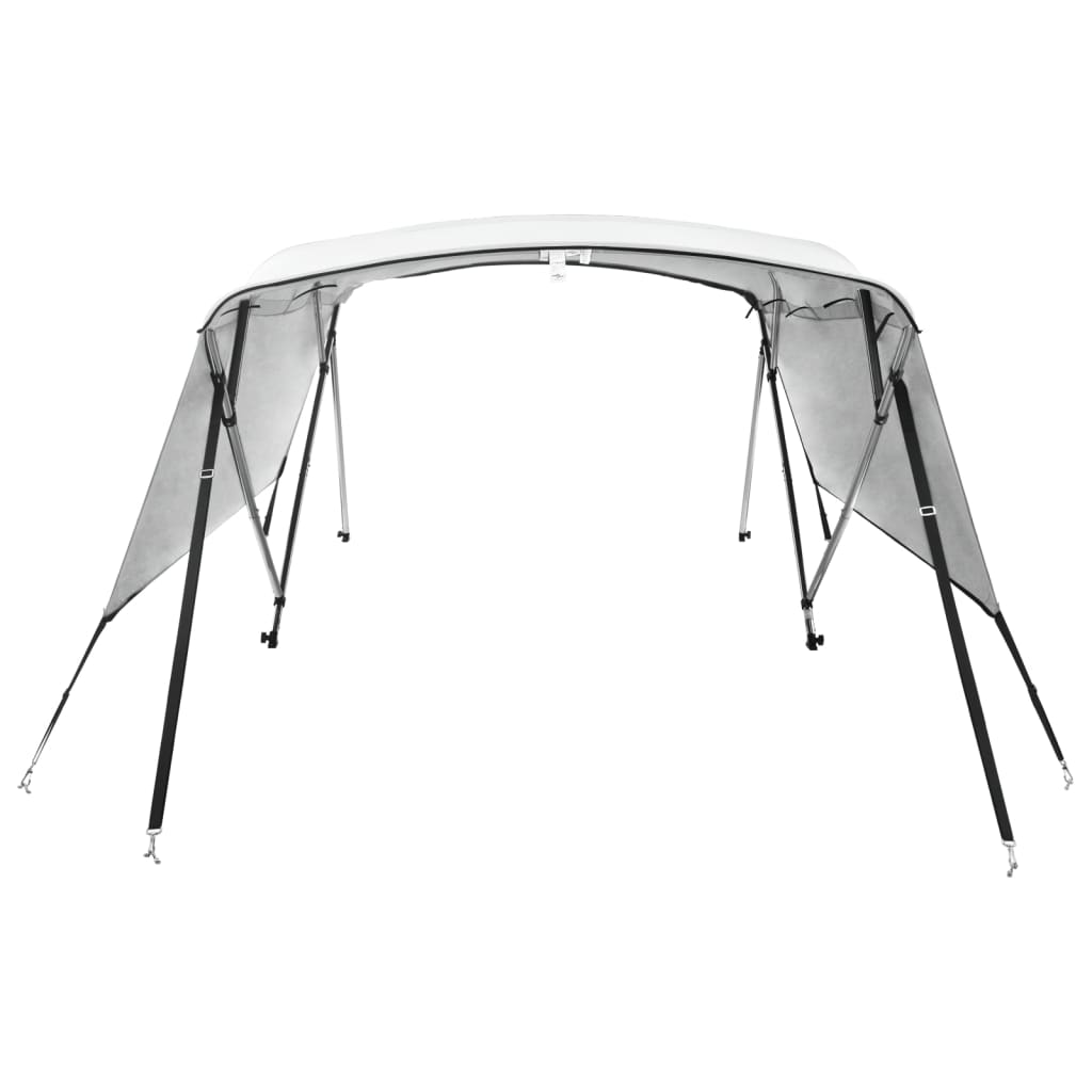 Toldo de 4 arcos bimini c/ paredes laterais 243x(185-198)x137cm