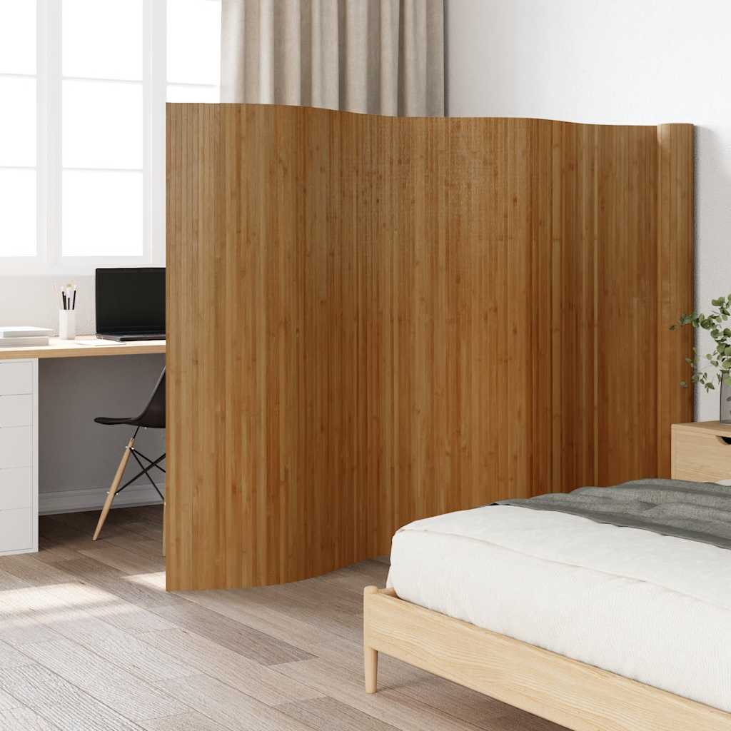 Divisória largura 800 cm altura 165 cm bambu castanho
