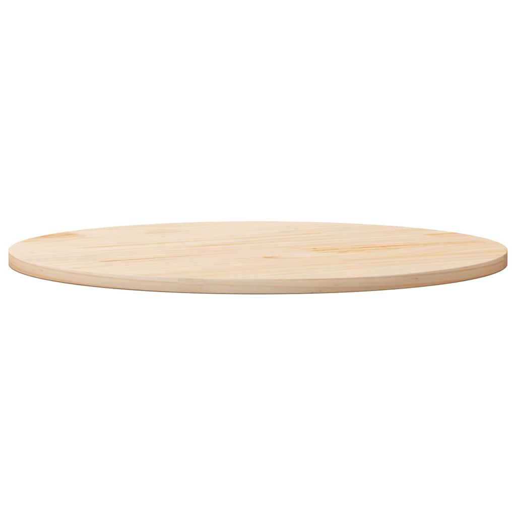 Tampo de mesa redondo ø80x3 cm madeira de pinho maciça