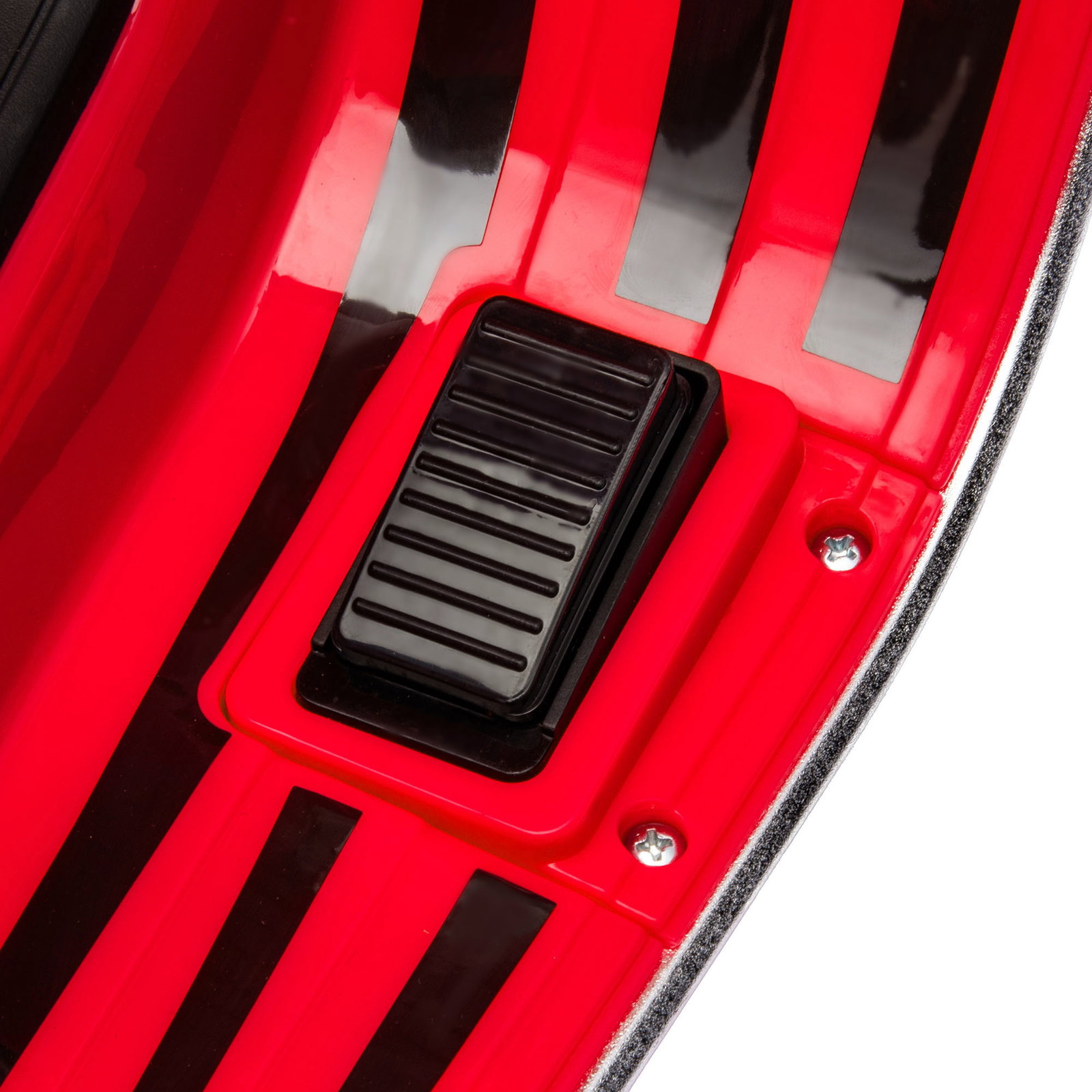 Moto elétrica para crianças de 3-6 anos com licença vespa com USB mp3 luz LED rádio fm velocidade 3 km/h vermelho